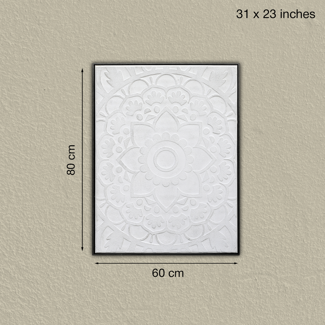 Zen Mandala Textured Handmade Wall Textured Painting