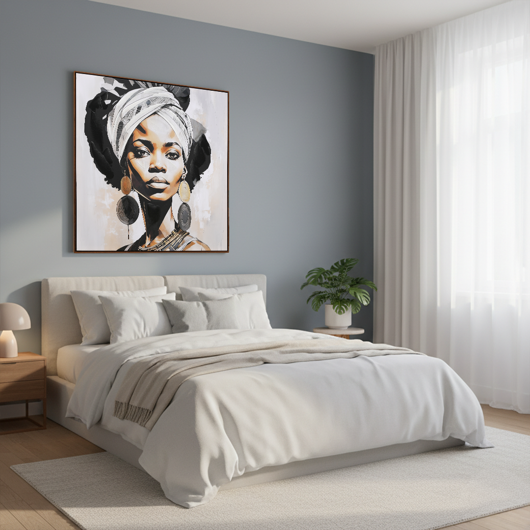 Auric Grace Handmade Textured Wall Painting