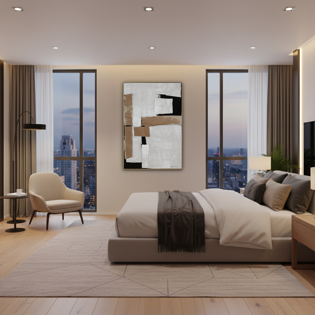 Lumine Handmade Textured Wall Painting