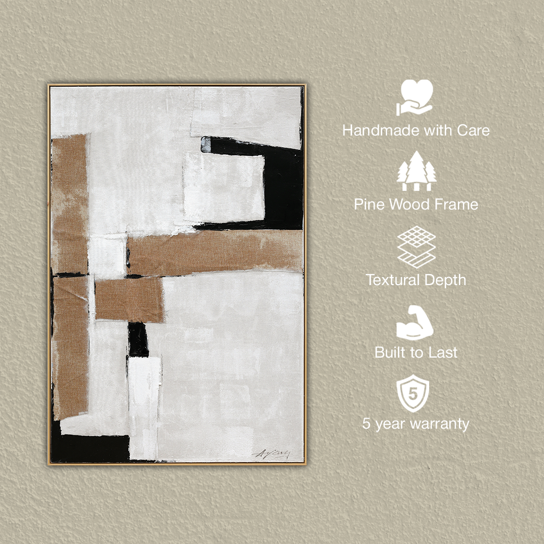Lumine Handmade Textured Wall Painting