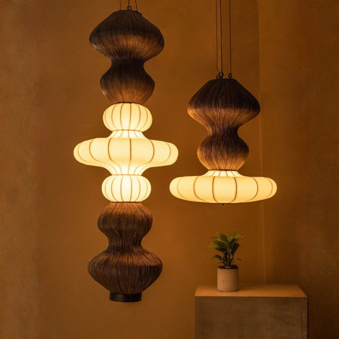 Solara Woven Globe Pendant