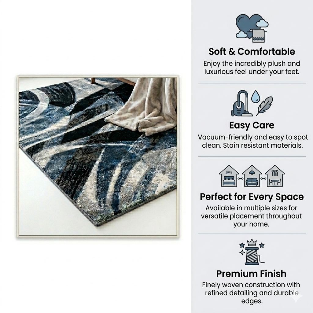 Cobalt Muse Rug
