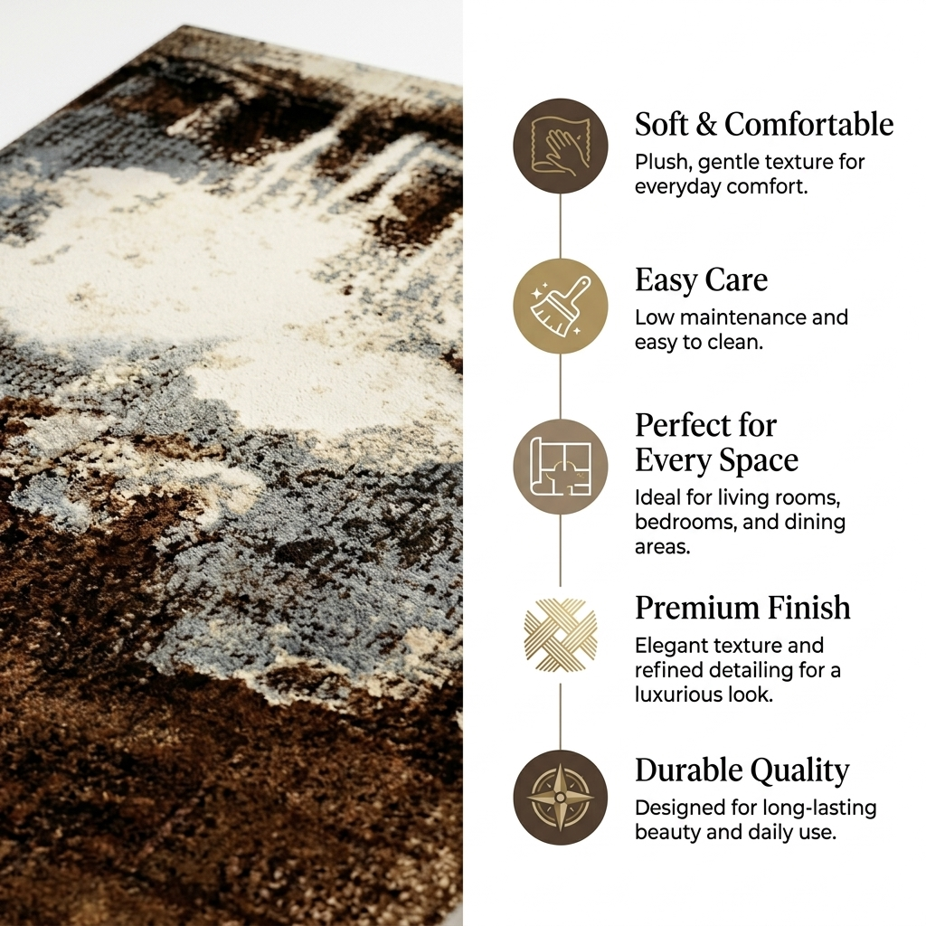 Woodland Echo Abstract Rug