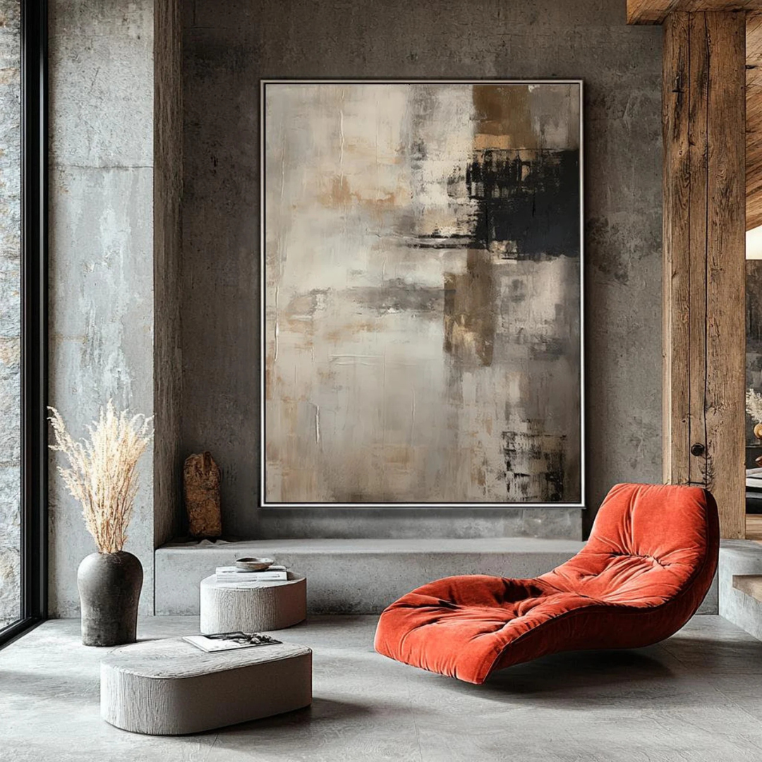 Oasis Calm Wall Art - Handmade Wall Painting