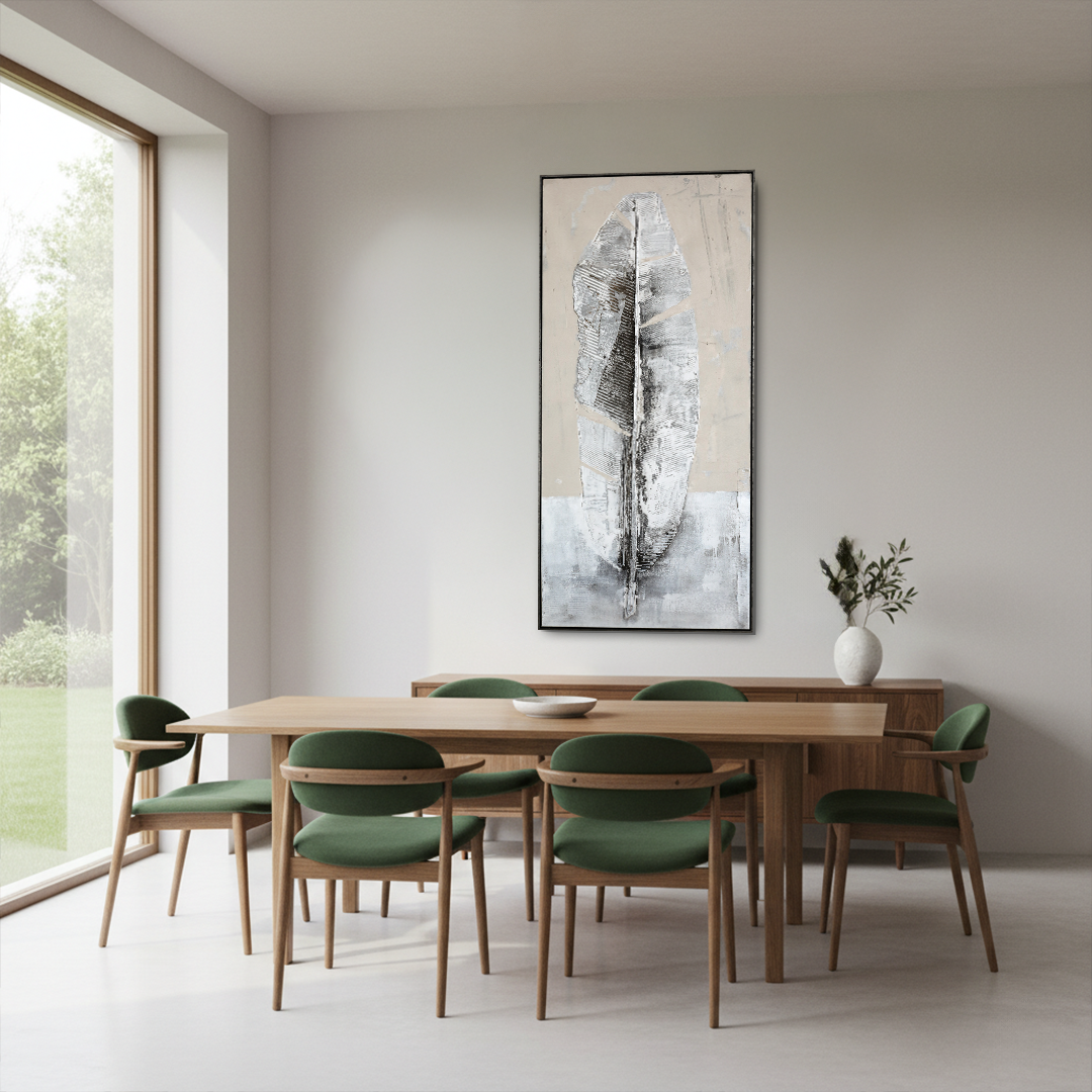 Whispered Form Handmade Wall Textured Painting