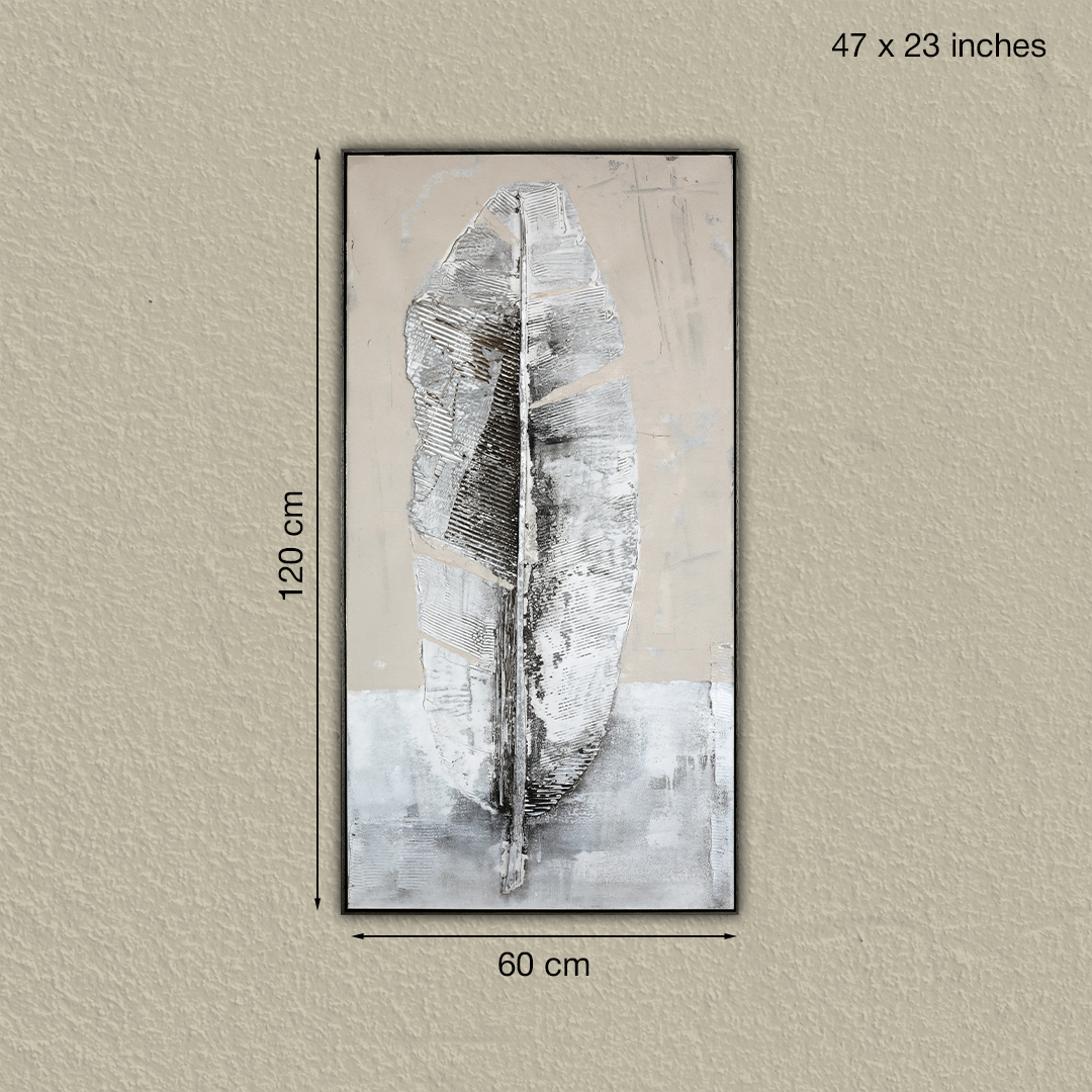 Whispered Form Handmade Wall Textured Painting
