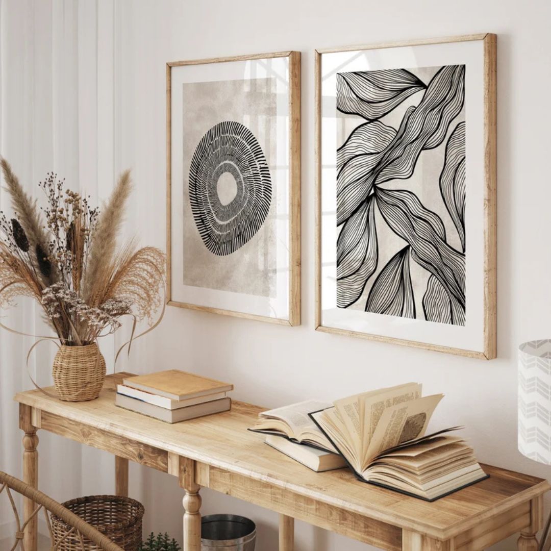 Black & White Art (set of 8) - Bare Boho Living