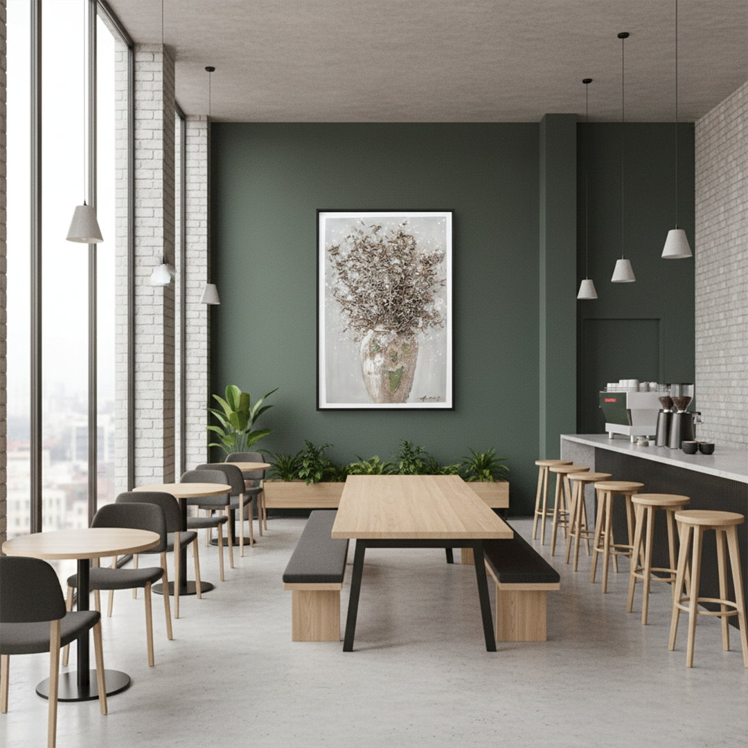 Auric Edge Handmade Textured Wall Painting