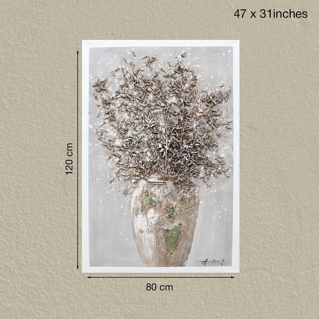 Auric Edge Handmade Textured Wall Painting