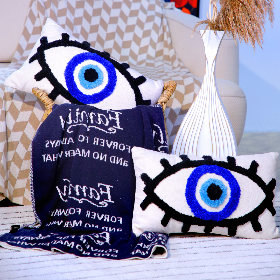 Evil Eye cushion - Bare Boho Living