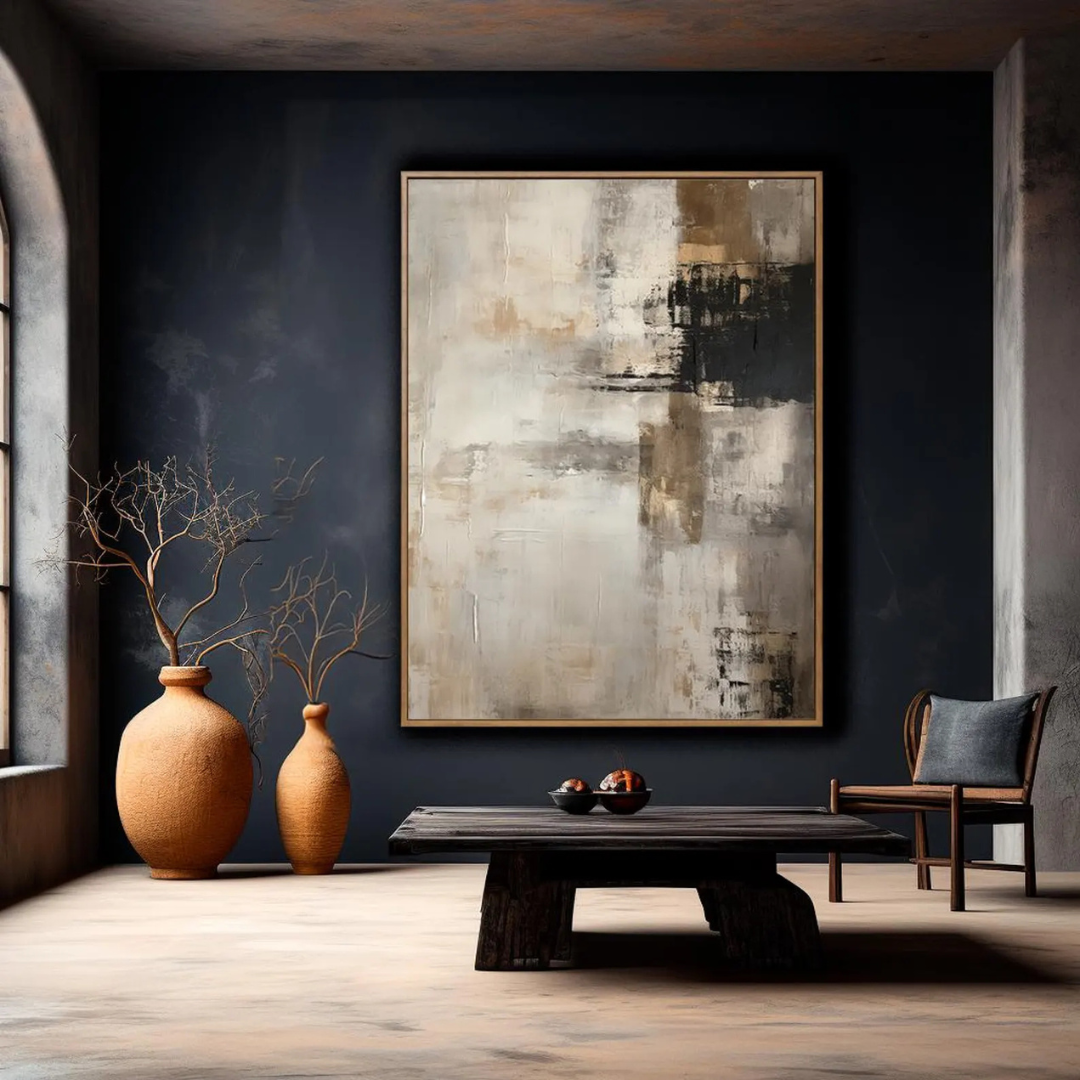 Oasis Calm Wall Art - Handmade Wall Painting
