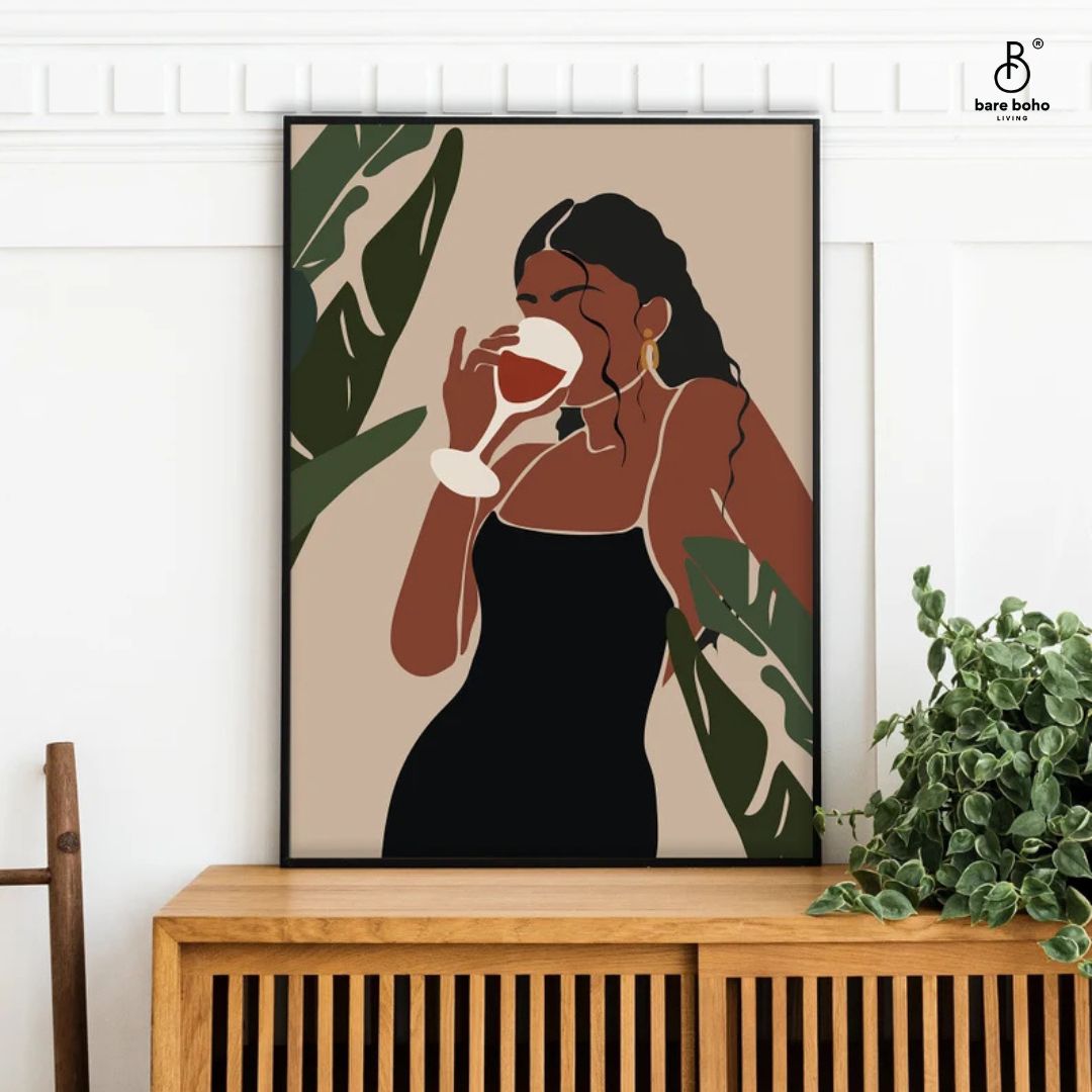 Black Woman Art (set of 5) - Bare Boho Living