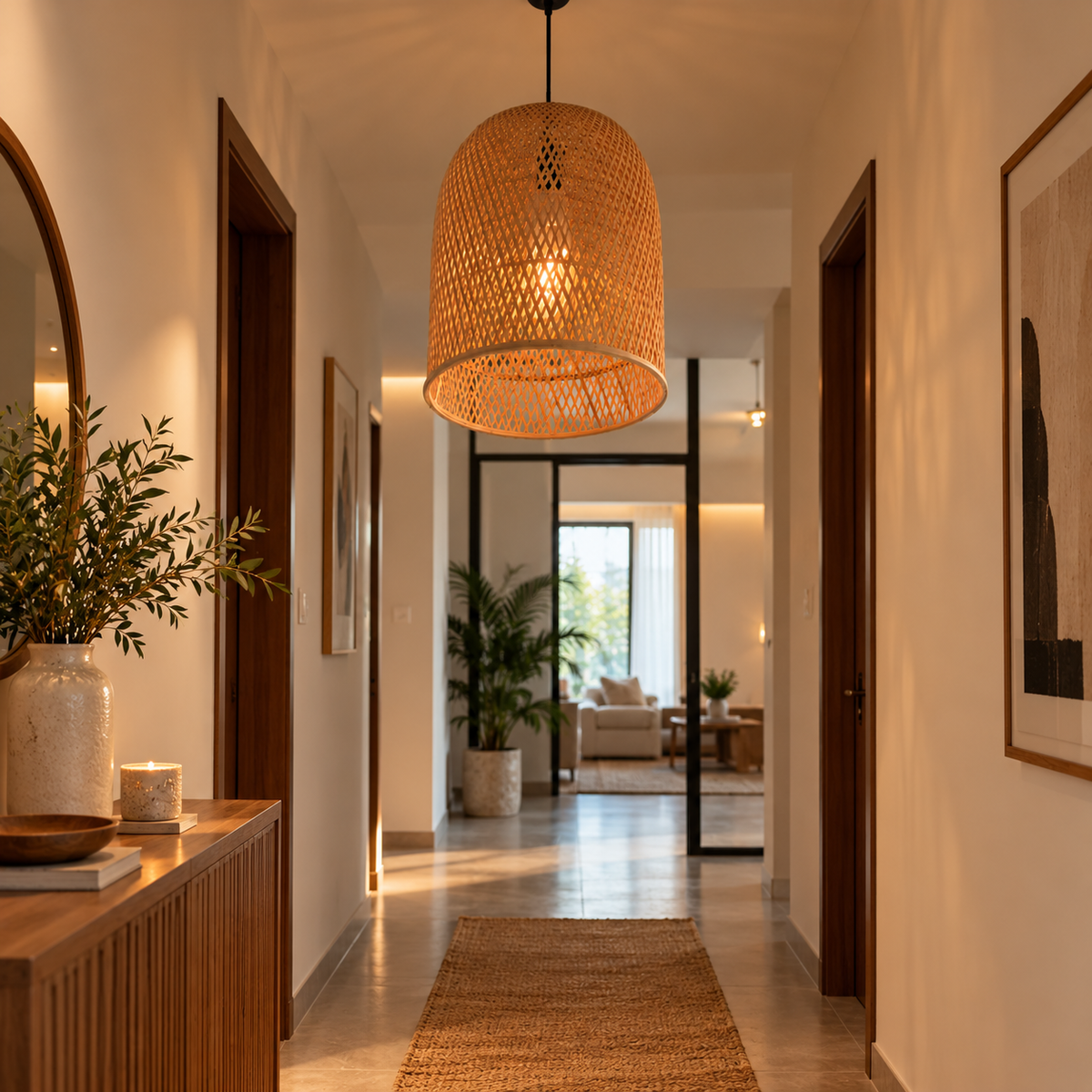 Aranya Woven Pendant Lamp