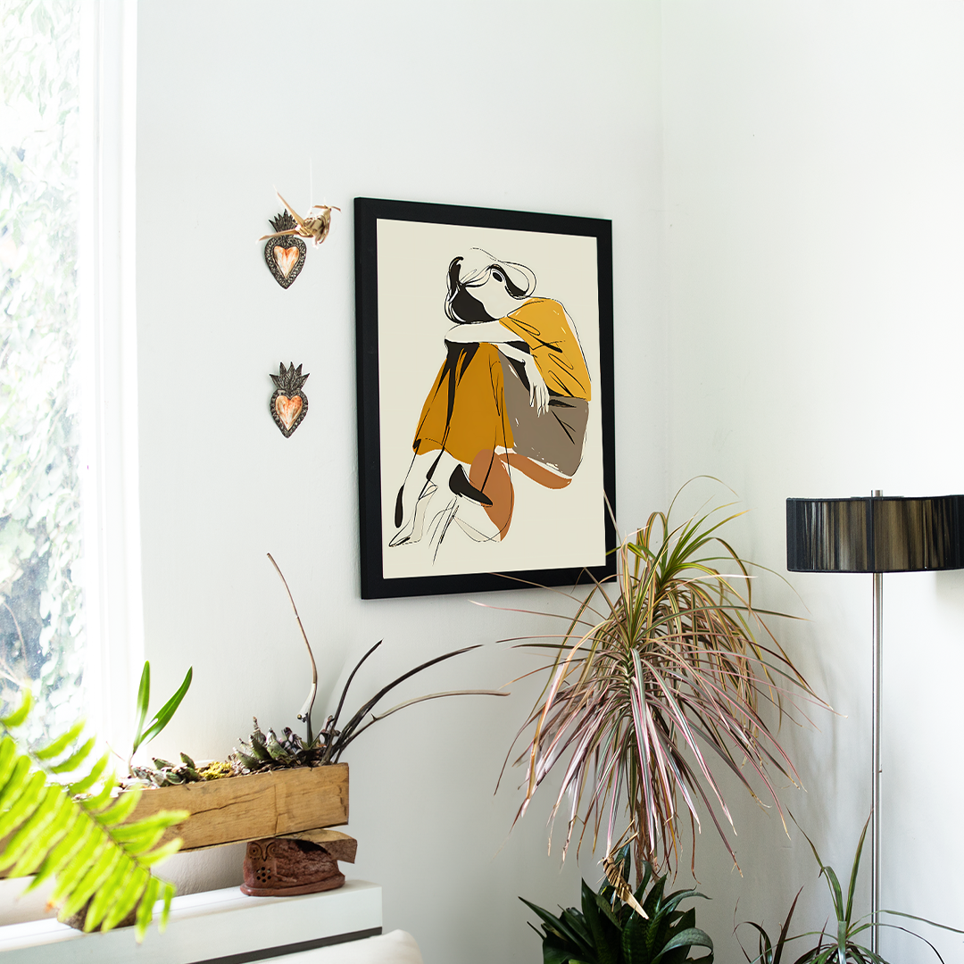 Sora Contemplative Digital Wall Painting