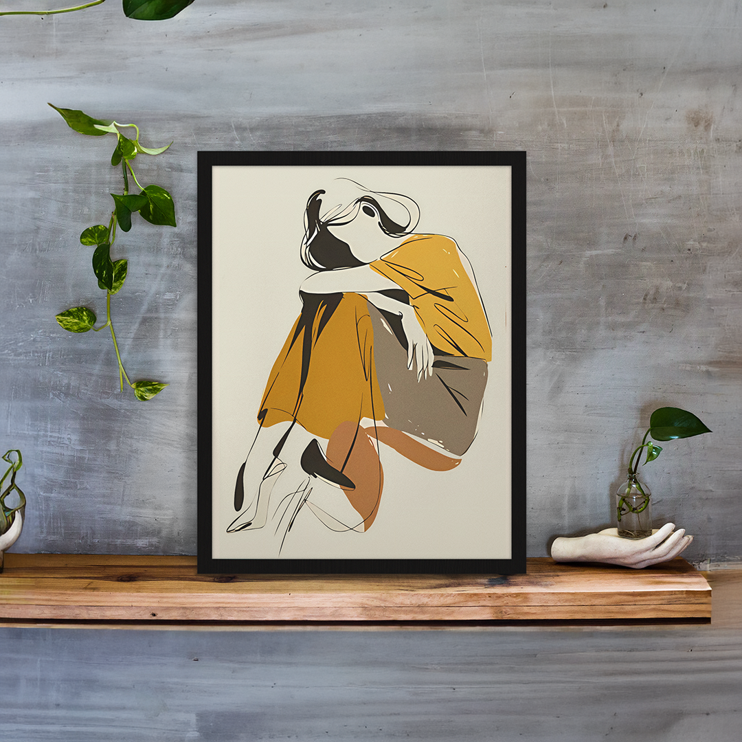 Sora Contemplative Digital Wall Painting