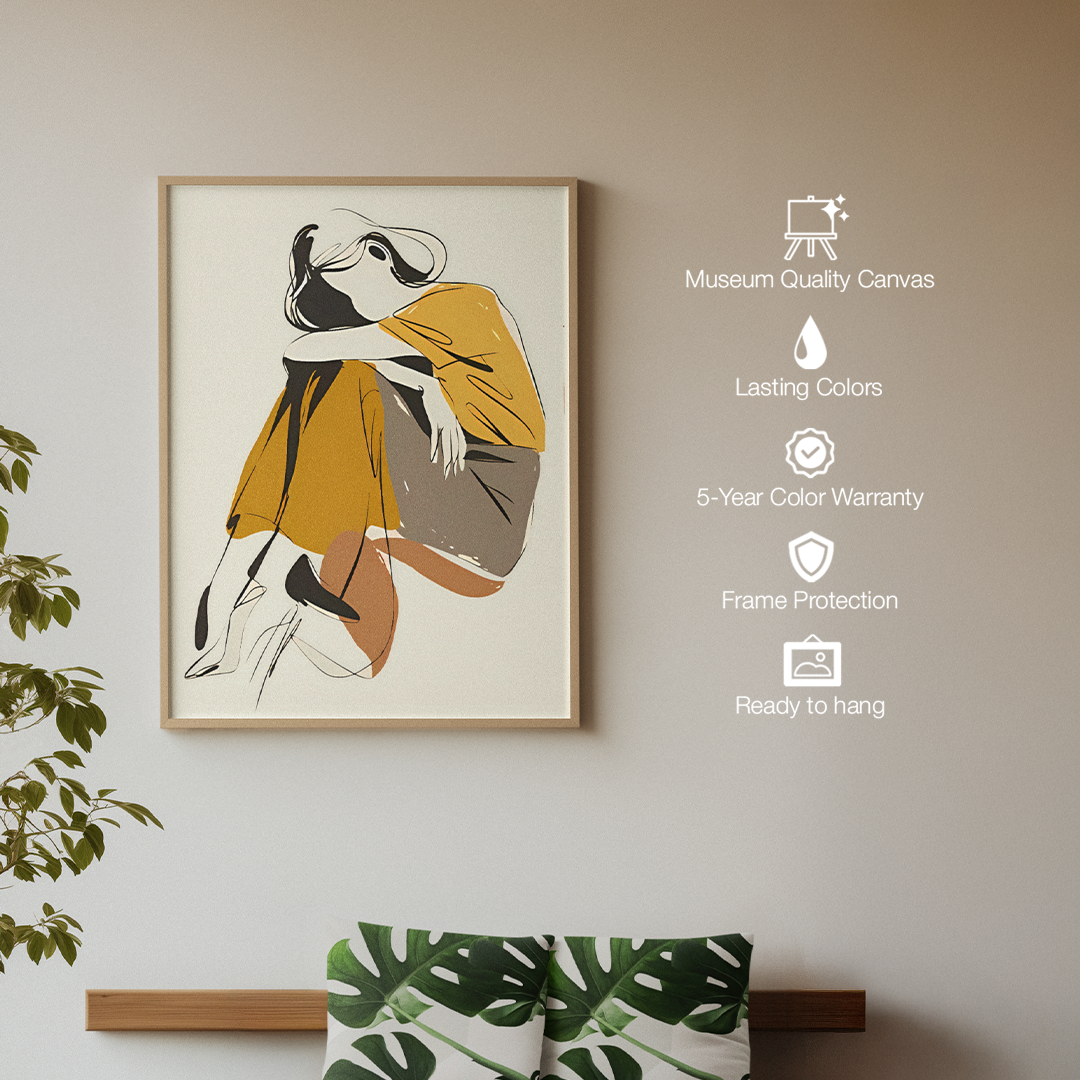 Sora Contemplative Digital Wall Painting