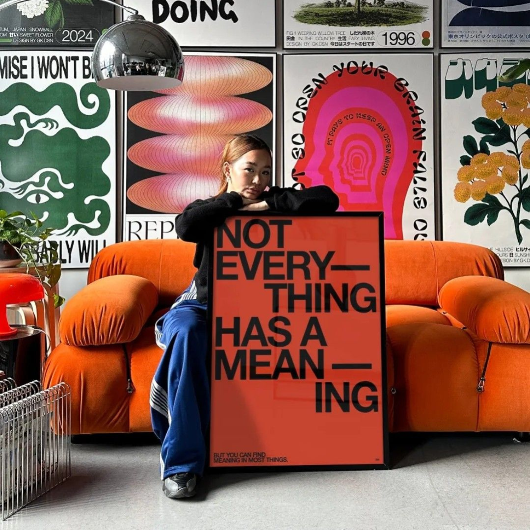 Not everything has a meaning Digital Art Poster