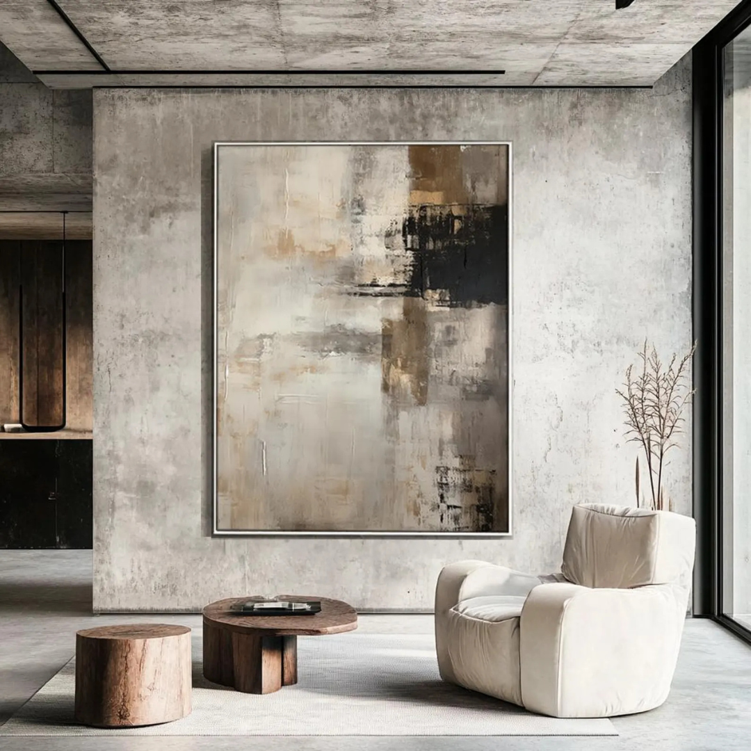 Oasis Calm Wall Art - Handmade Wall Painting