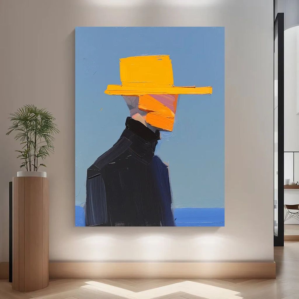Golden Muse Canvas- Handmade Wall Painting