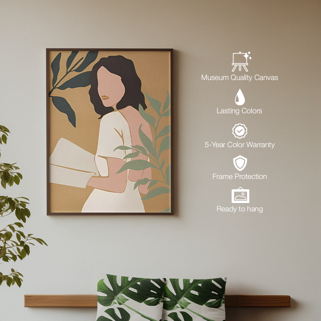 Meadow Whispers Digital Wall Painting