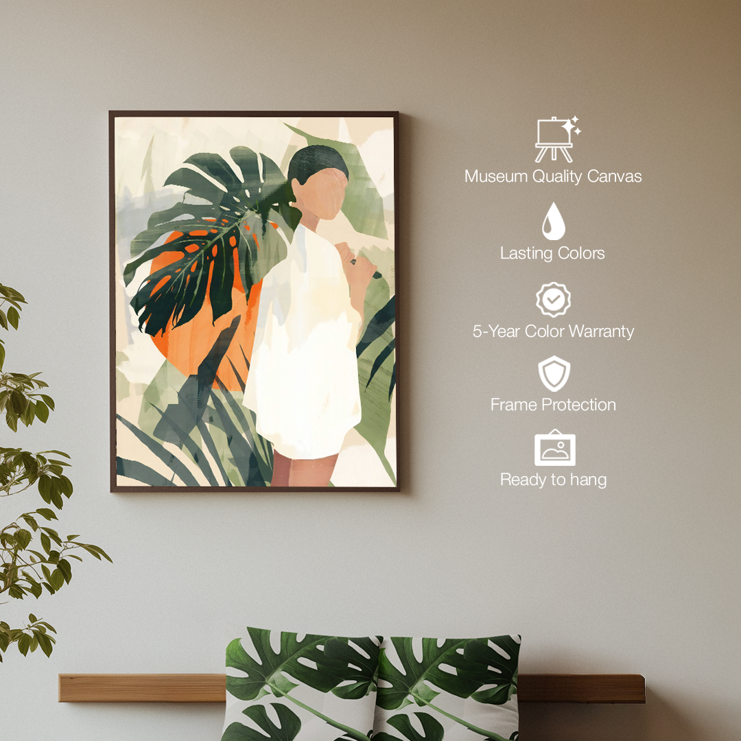 Lush Horizon Digital Wall Painting