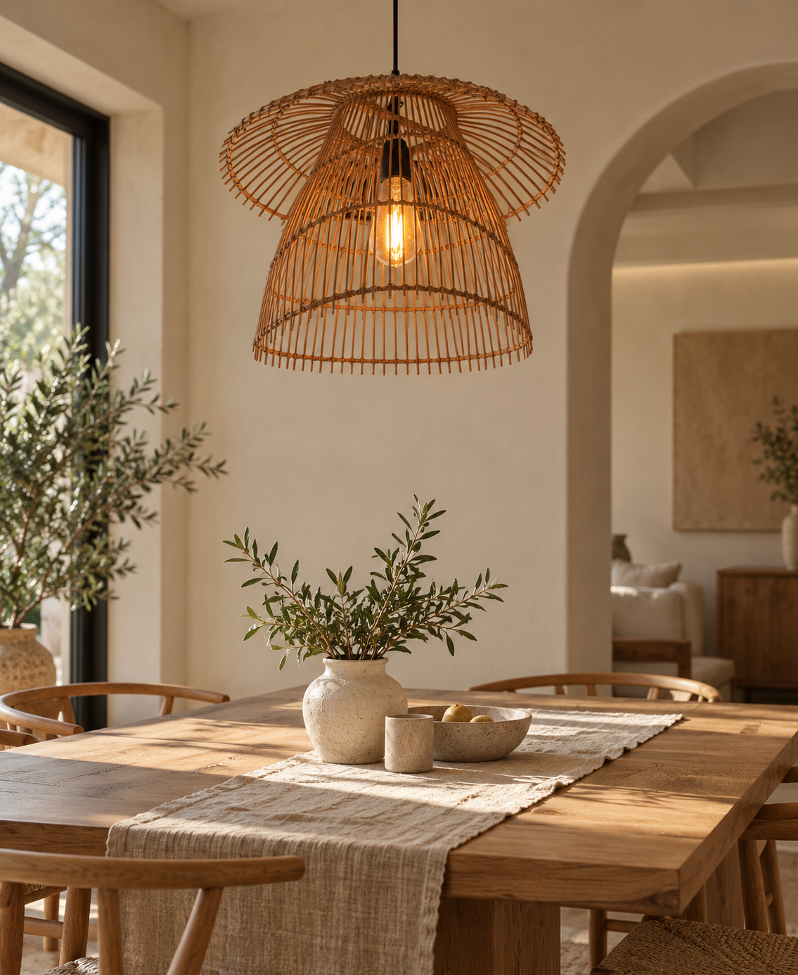 Oro Woven Pendant Lamp