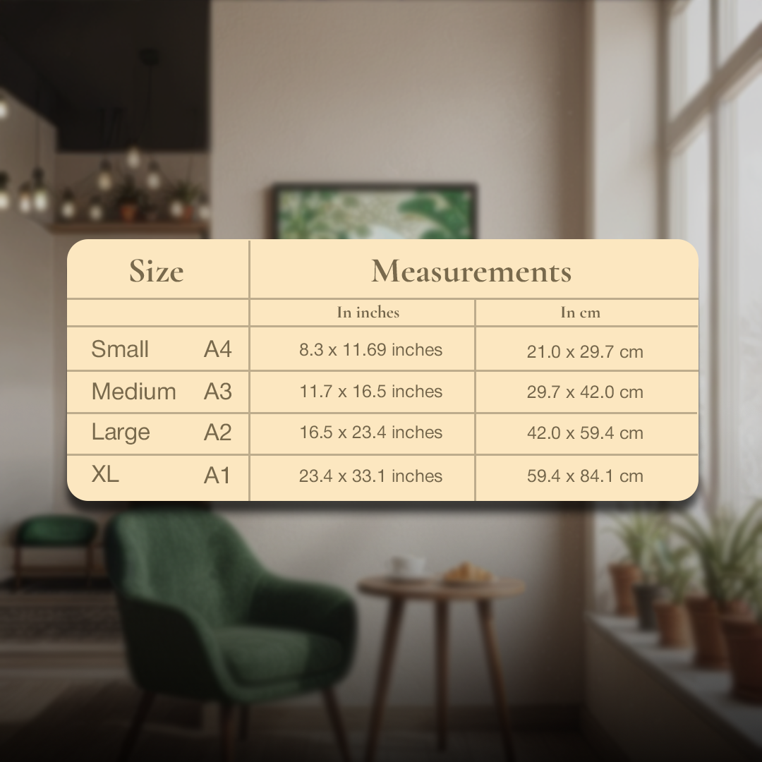 Tropical Oasis Digital Wall Painting