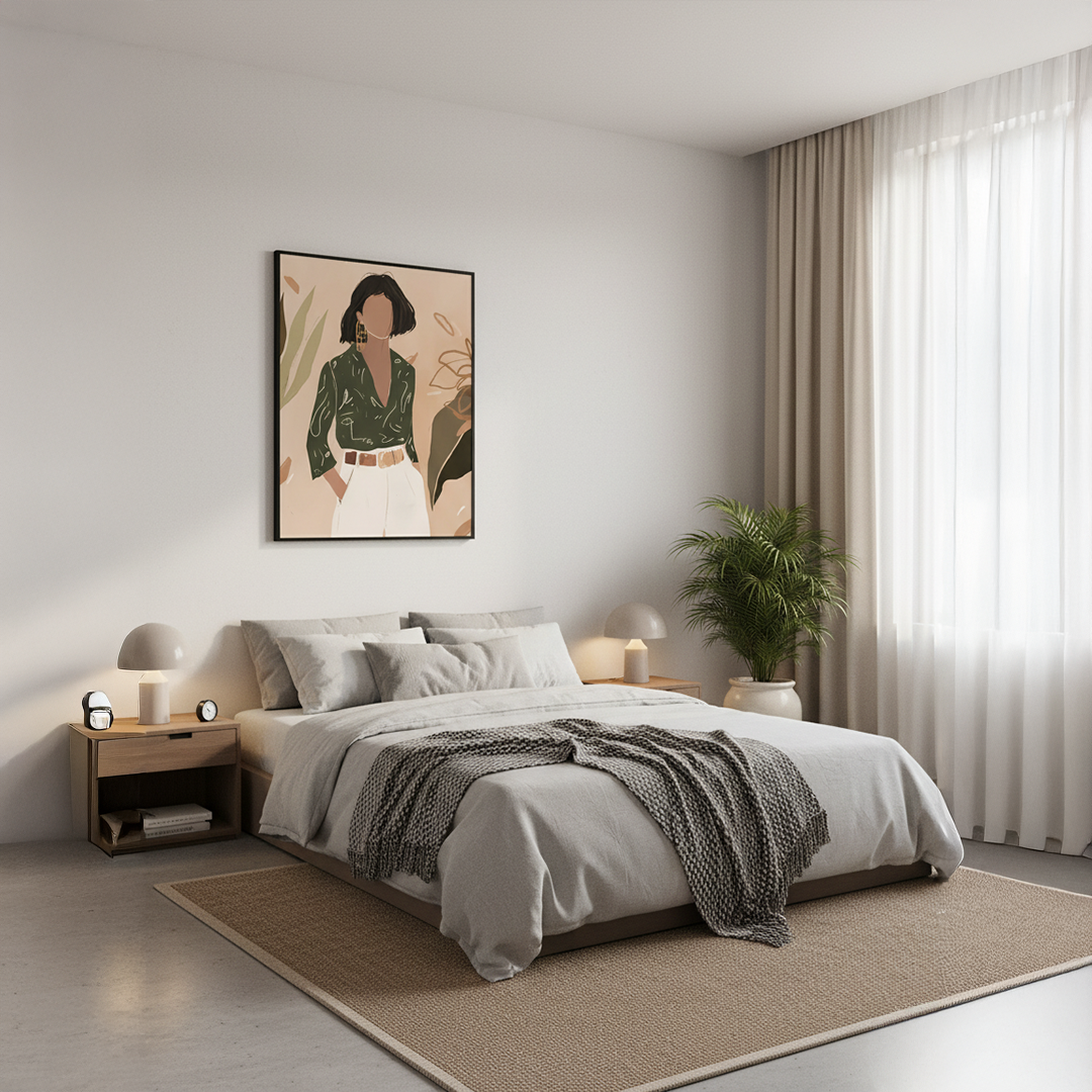 The Vogue Muse Digital Wall Painting