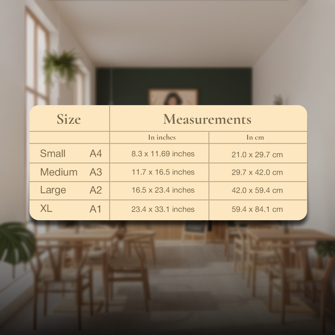 The Vogue Muse Digital Wall Painting