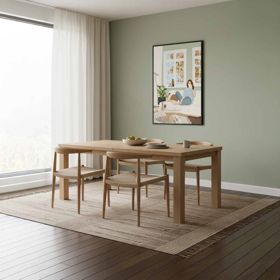 A Day Indoors Digital Wall Painting