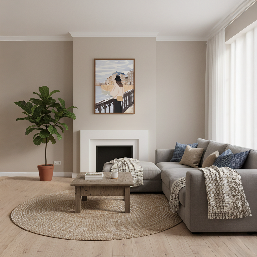 The Canal Muse Digital Wall Painting