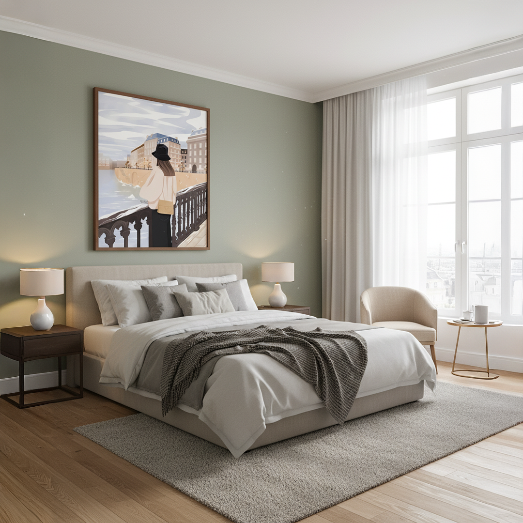 The Canal Muse Digital Wall Painting