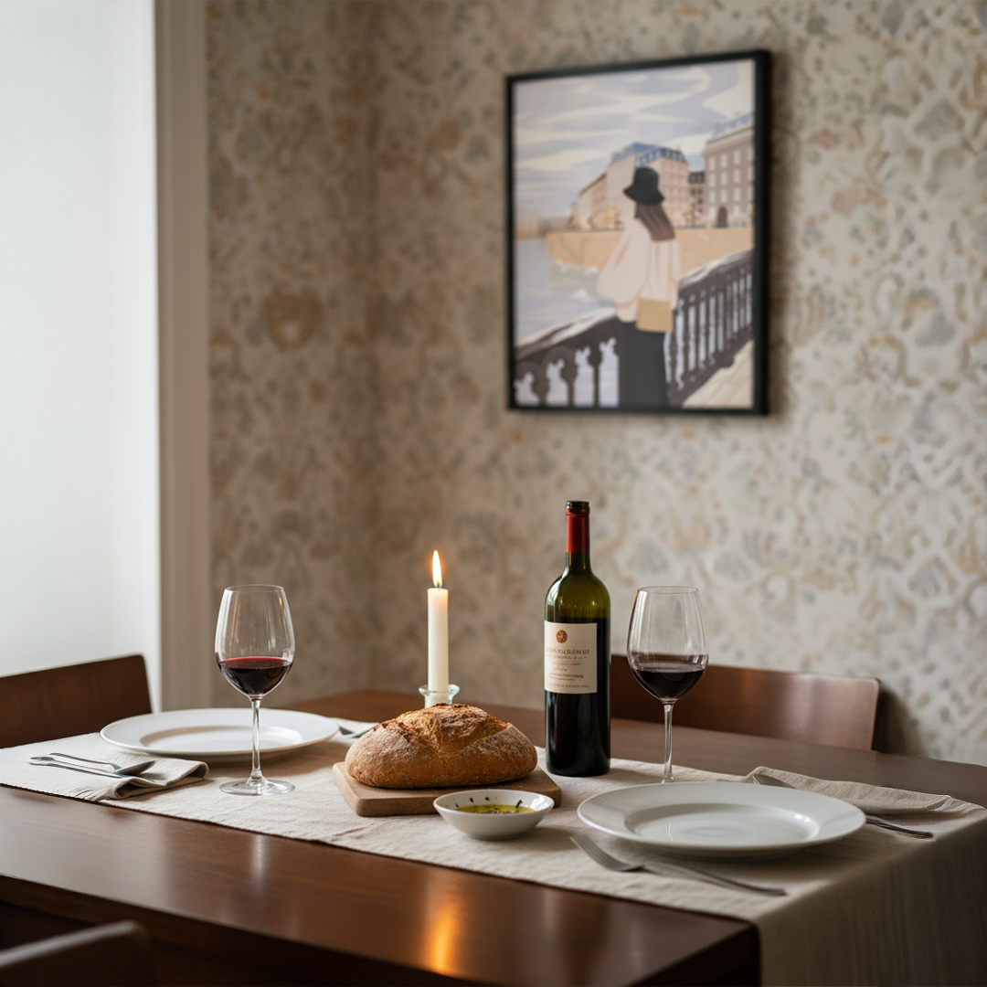 The Canal Muse Digital Wall Painting