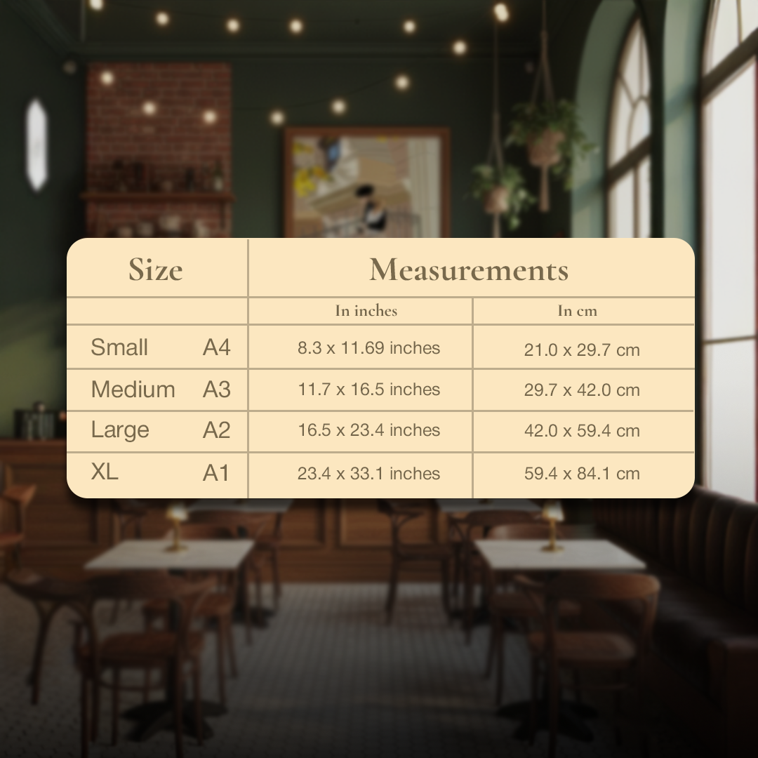 Autumn Stroll Digital Wall Painting