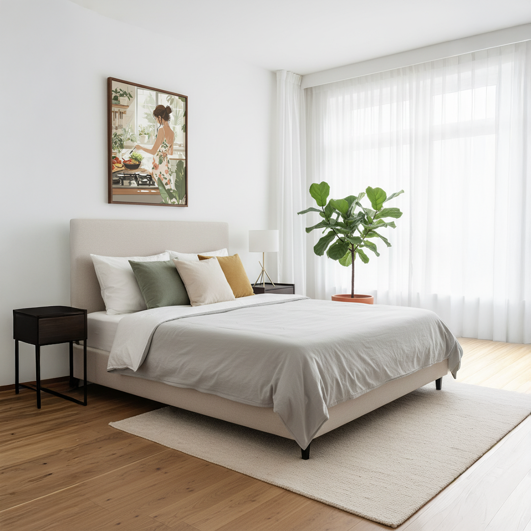 Kitchen Garden Bliss Digital Wall Painting