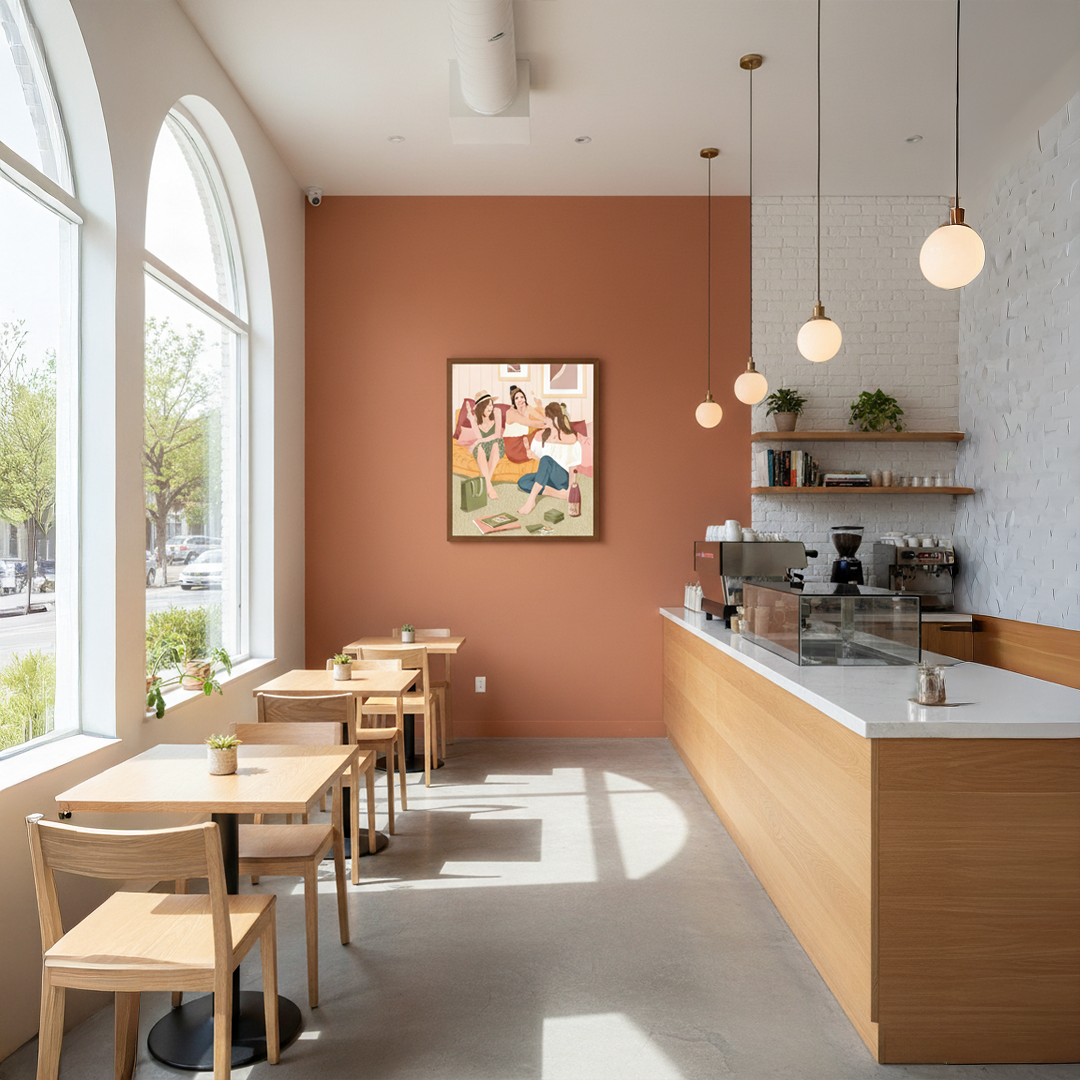 Girls’ Day In Digital Wall Painting