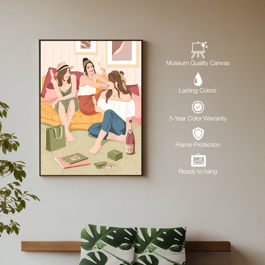 Girls’ Day In Digital Wall Painting