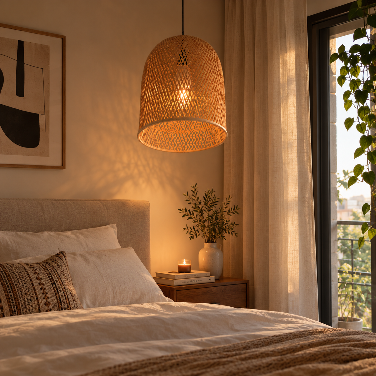 Aranya Woven Pendant Lamp