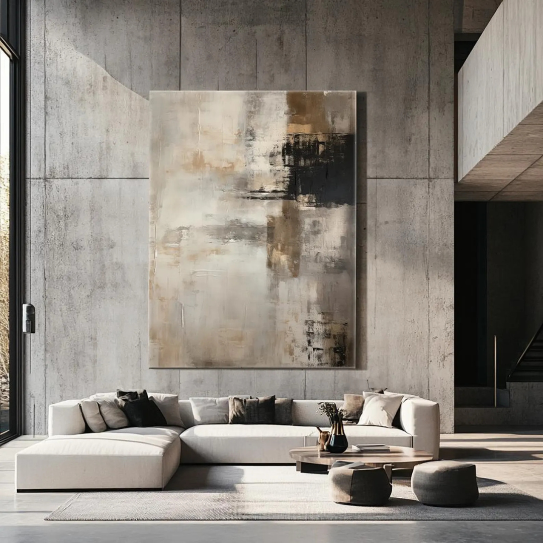 Oasis Calm Wall Art - Handmade Wall Painting