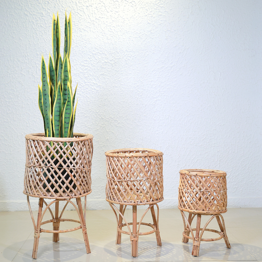 Boho Rattan Planter - Bare Boho Living