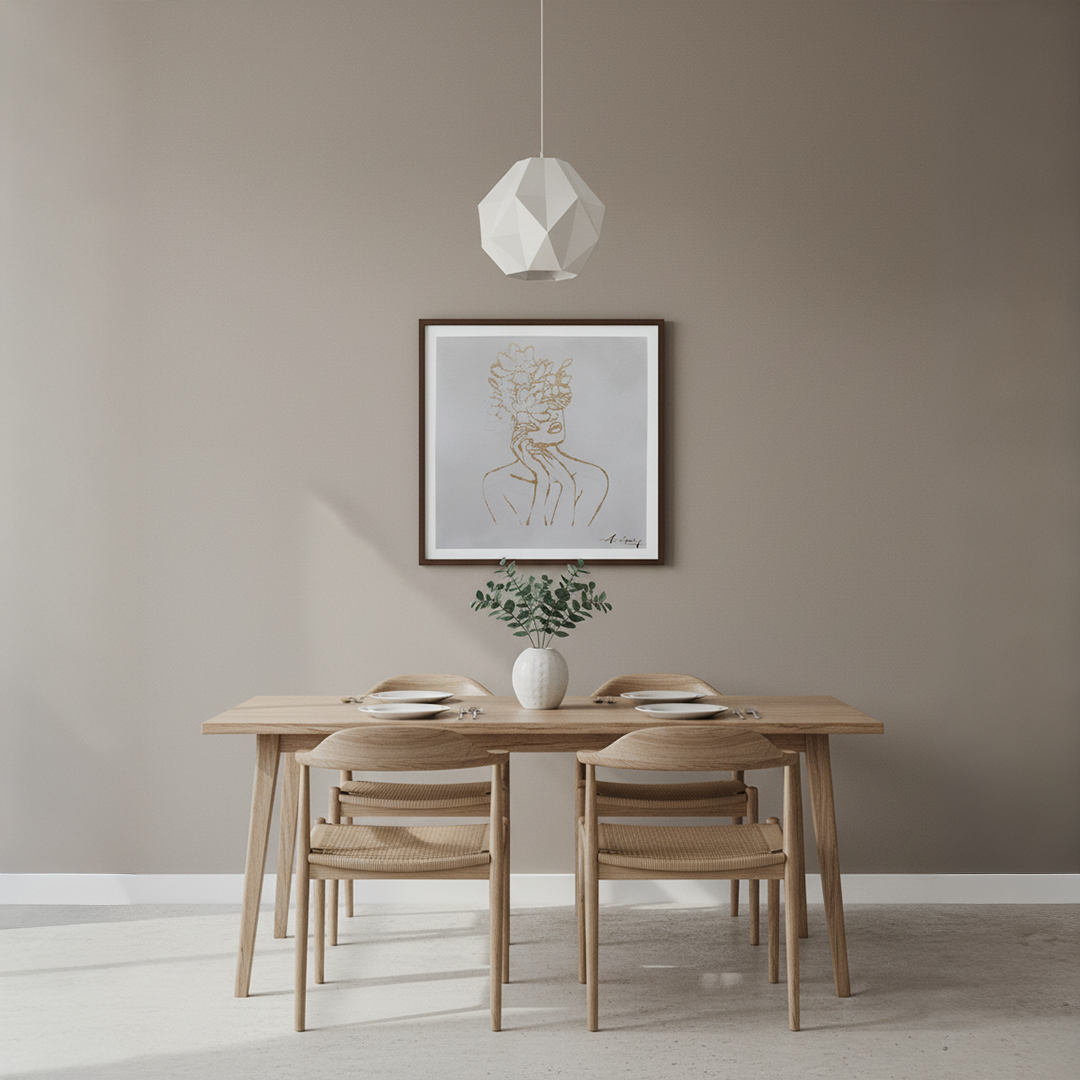 Golden Serenity Handmade Textured Wall Painting