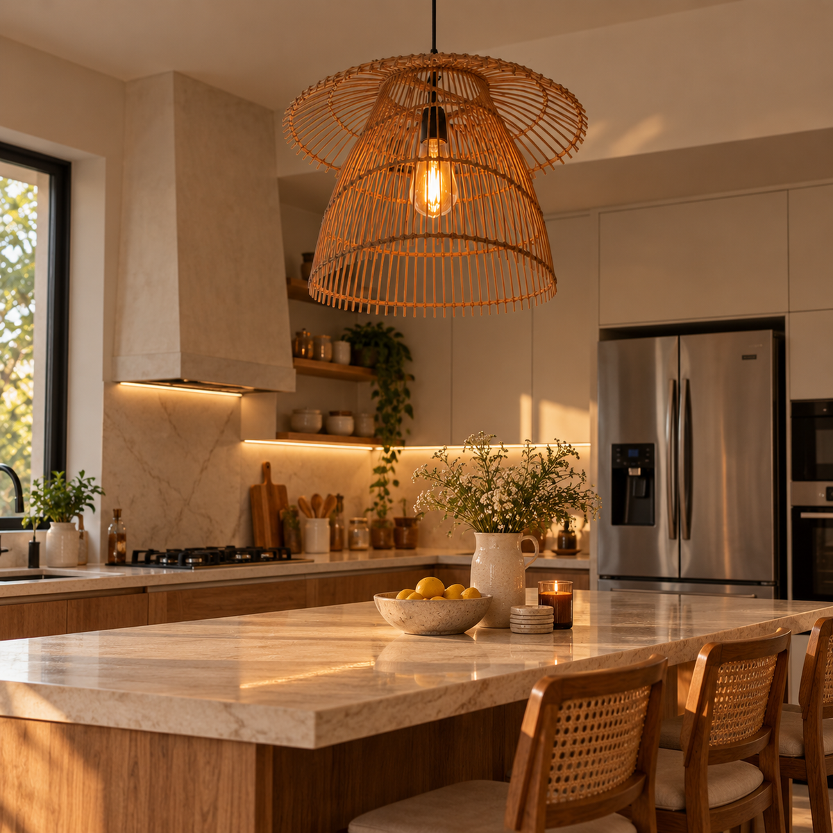 Oro Woven Pendant Lamp