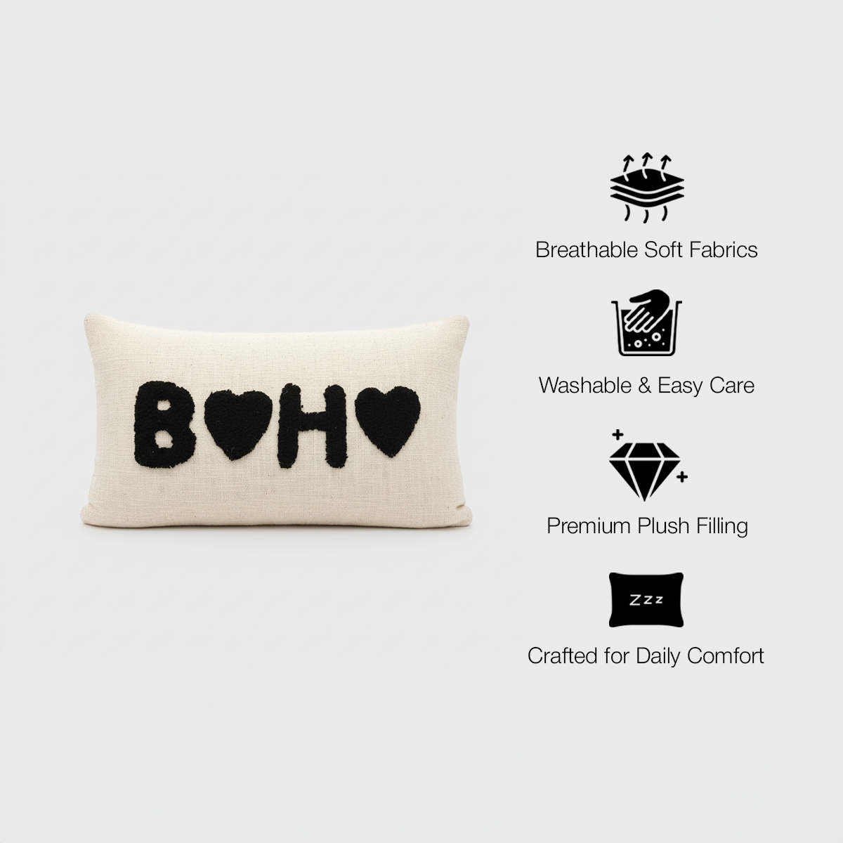 Boheme Heartfelt Lumbar Cushion