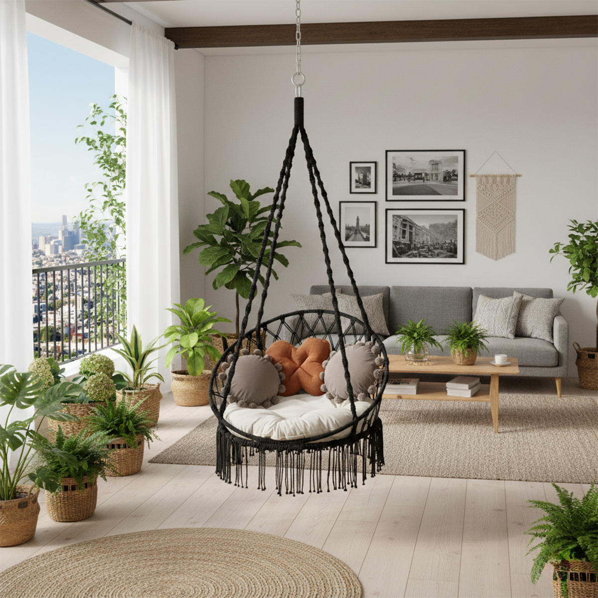 Serene Knot Haven Swing