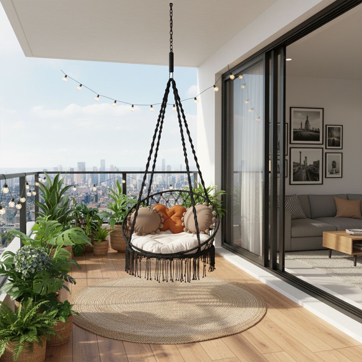 Serene Knot Haven Swing