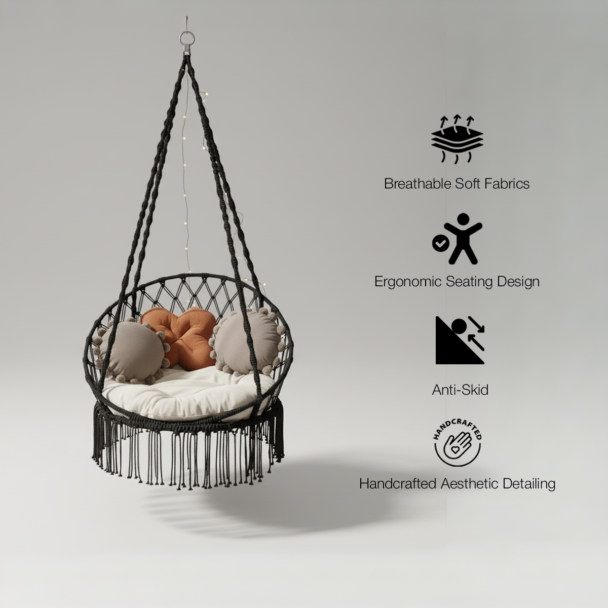 Serene Knot Haven Swing