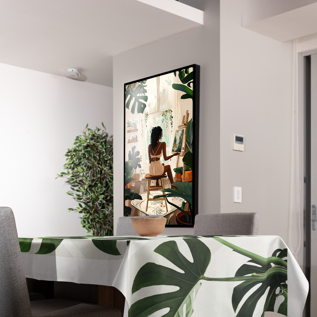 The Artist's Sanctuary Digital Wall Painting