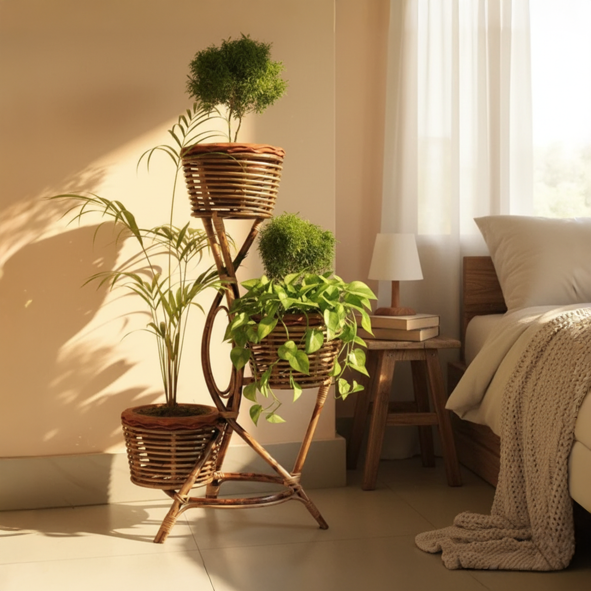 Bohemia Sunshine Cane Planter