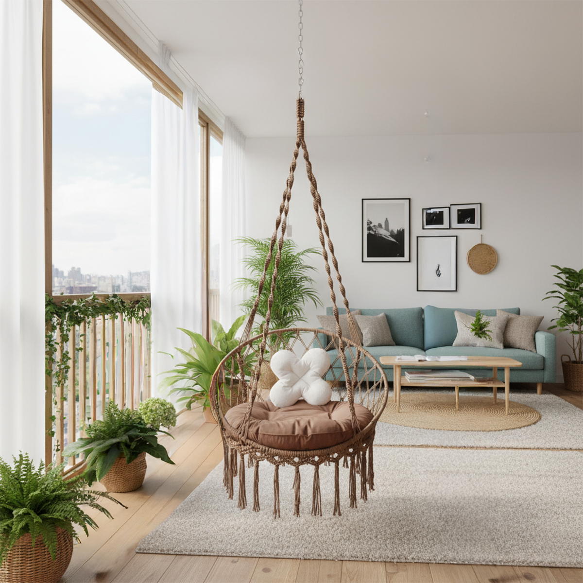 Serene Knot Haven Swing