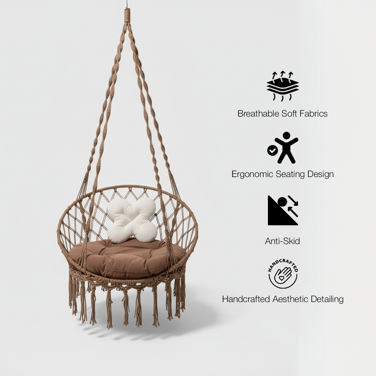 Serene Knot Haven Swing